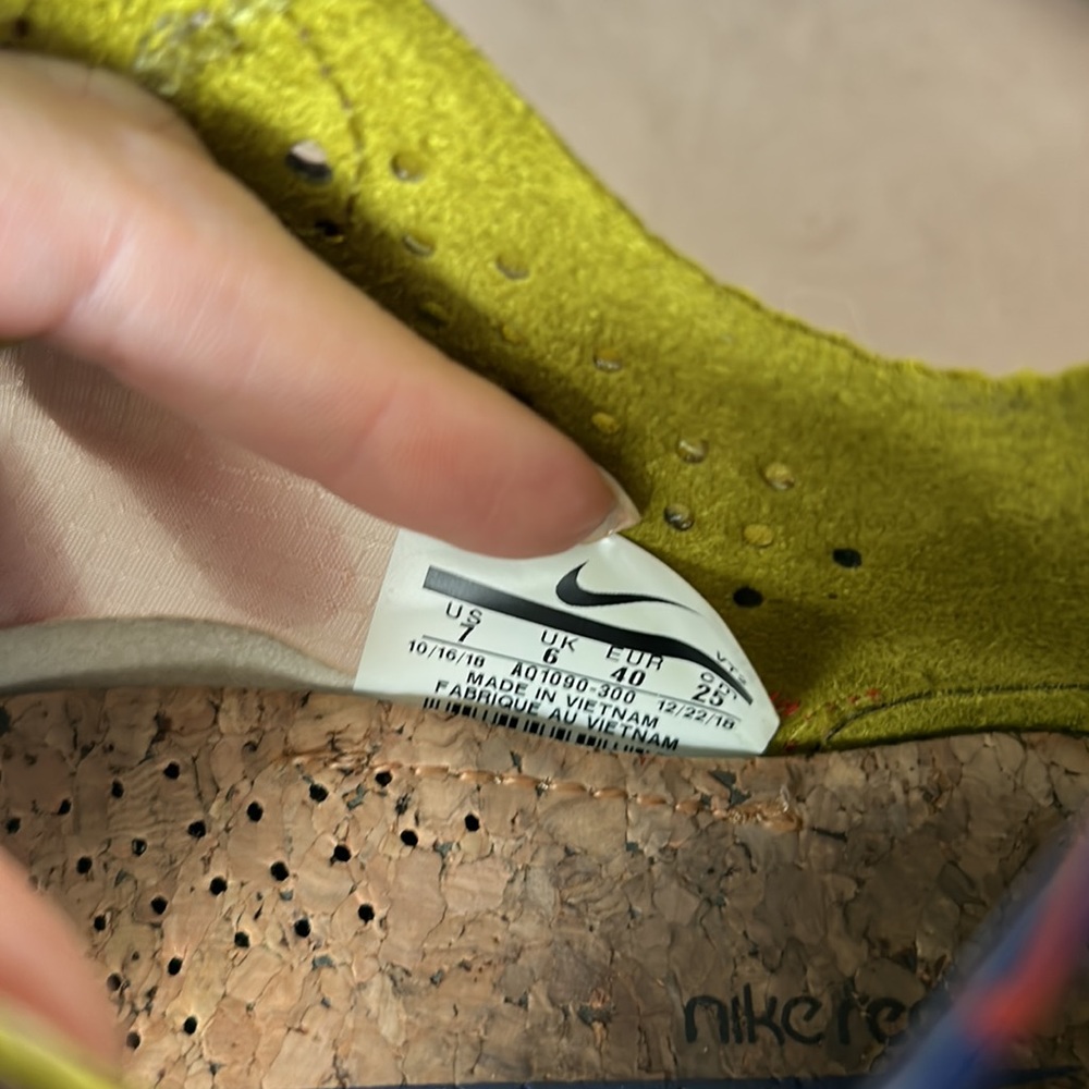 Nike React Green And Gray Size 7 - image 5